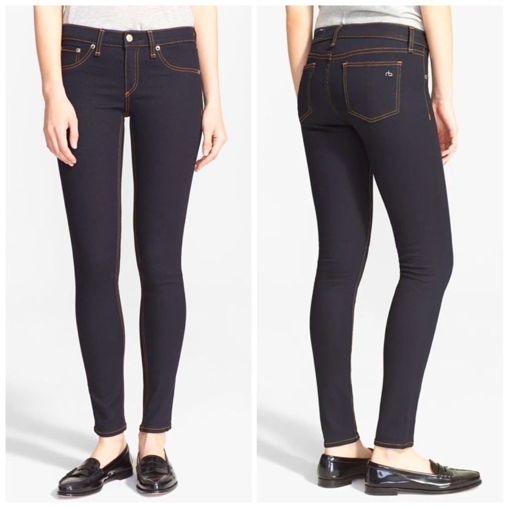 𝅺Rag & Bone Skinny Jeans Soft Harrow size 25